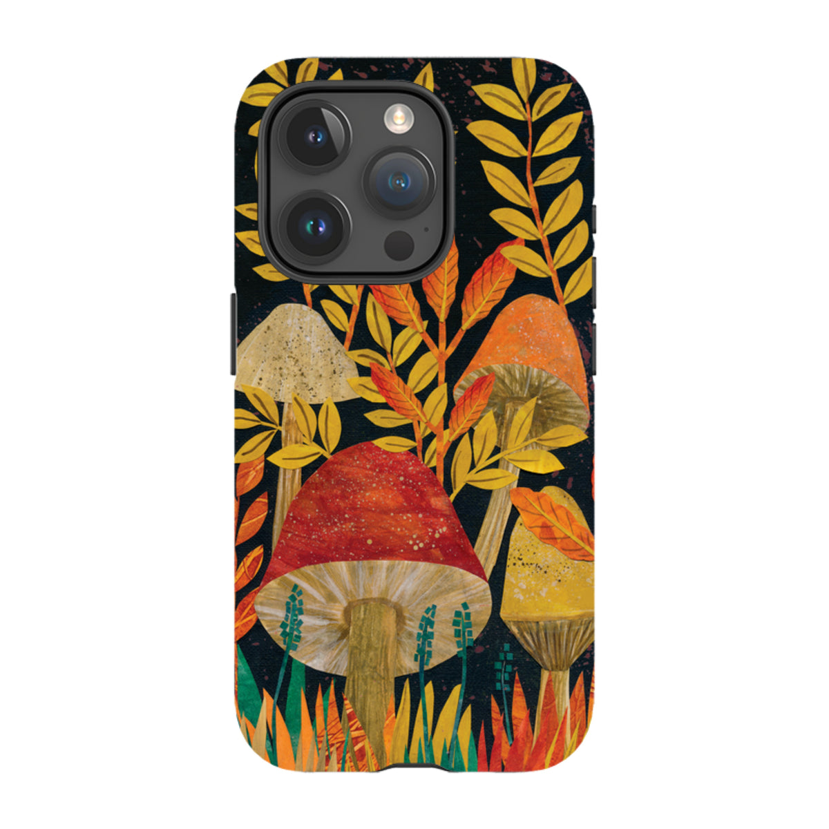 iPhone Tough Case - Mushrooms By Tracey English