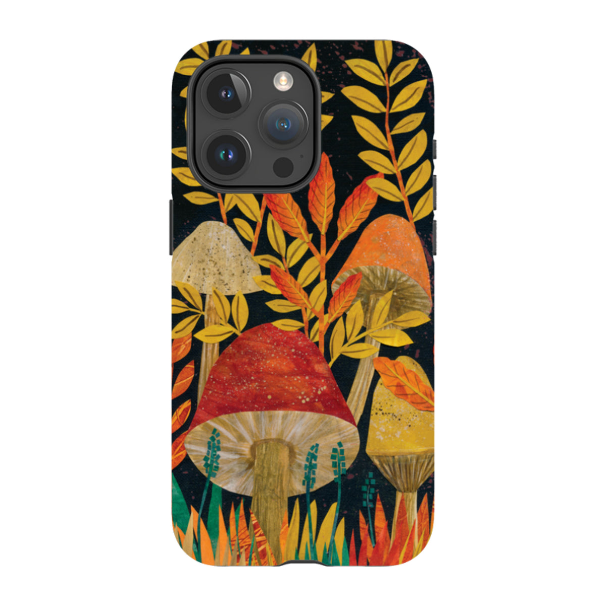 iPhone Tough Case - Mushrooms By Tracey English