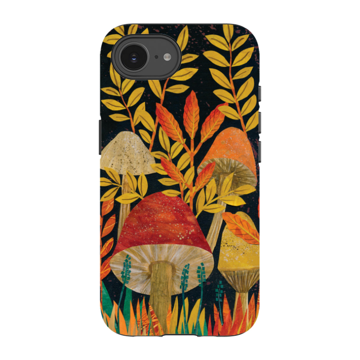 iPhone Tough Case - Mushrooms By Tracey English