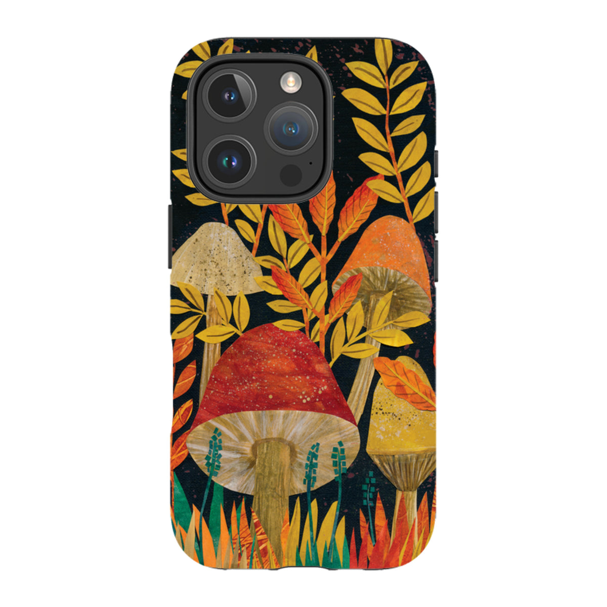 iPhone Tough Case - Mushrooms By Tracey English