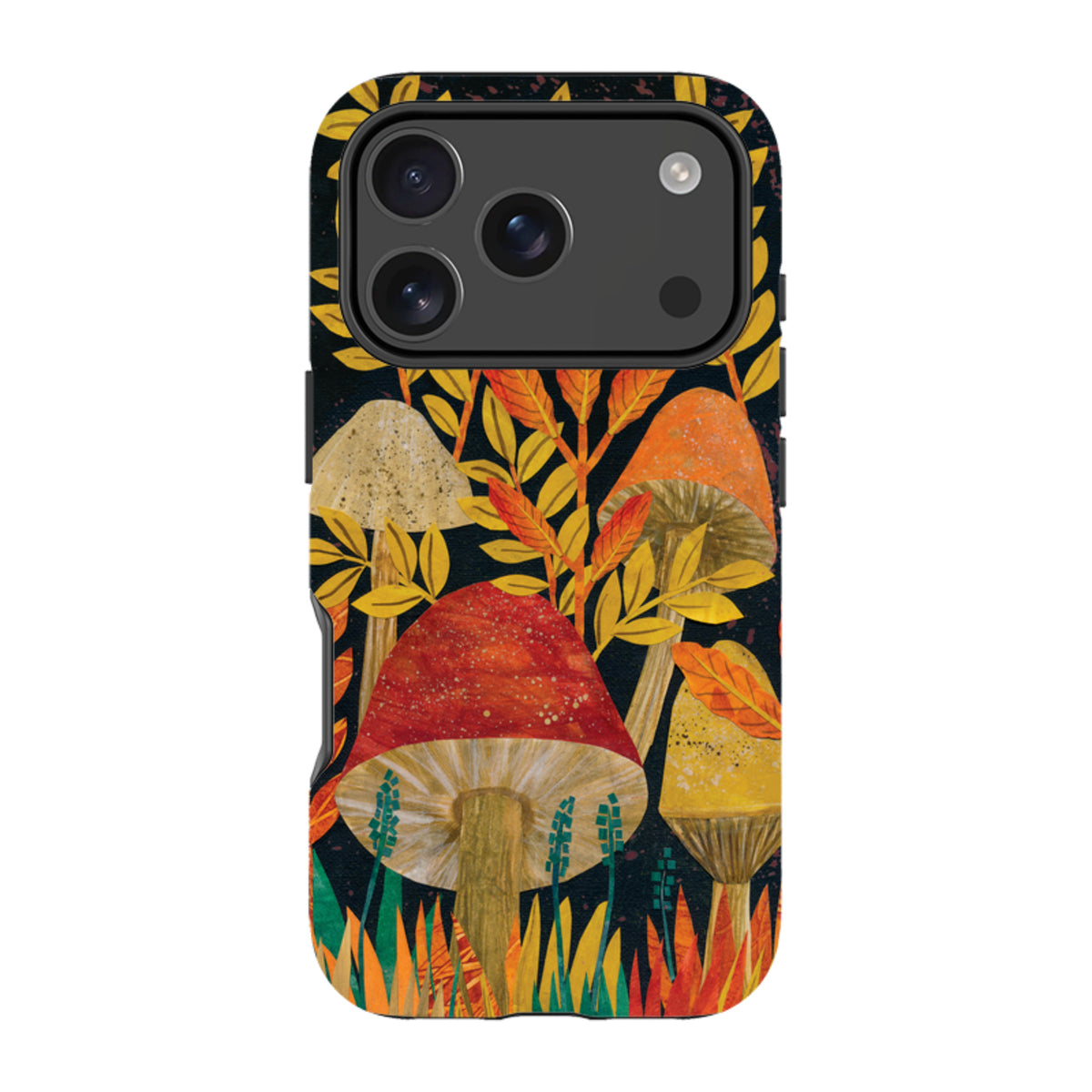 iPhone Tough Case - Mushrooms By Tracey English