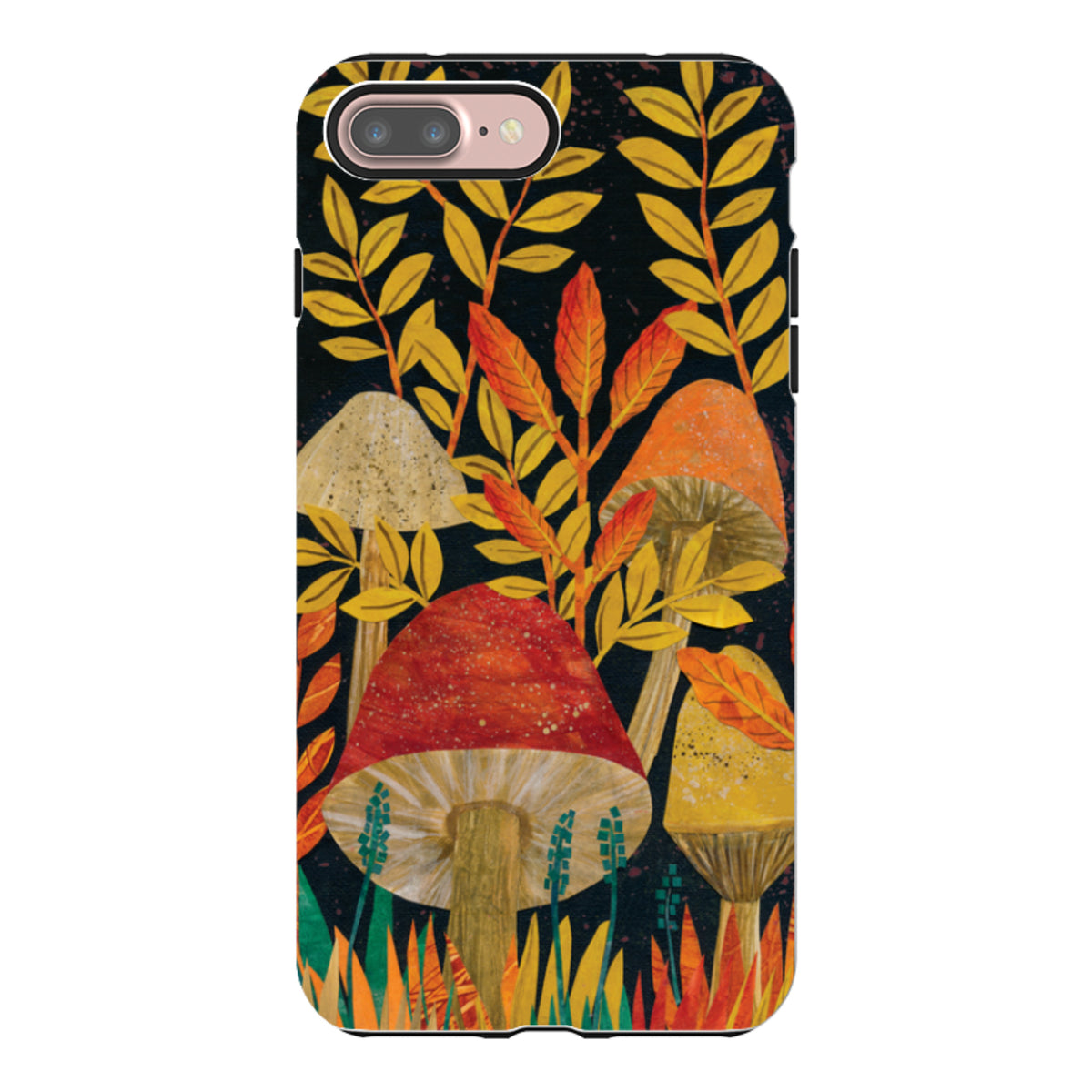 iPhone Tough Case - Mushrooms By Tracey English