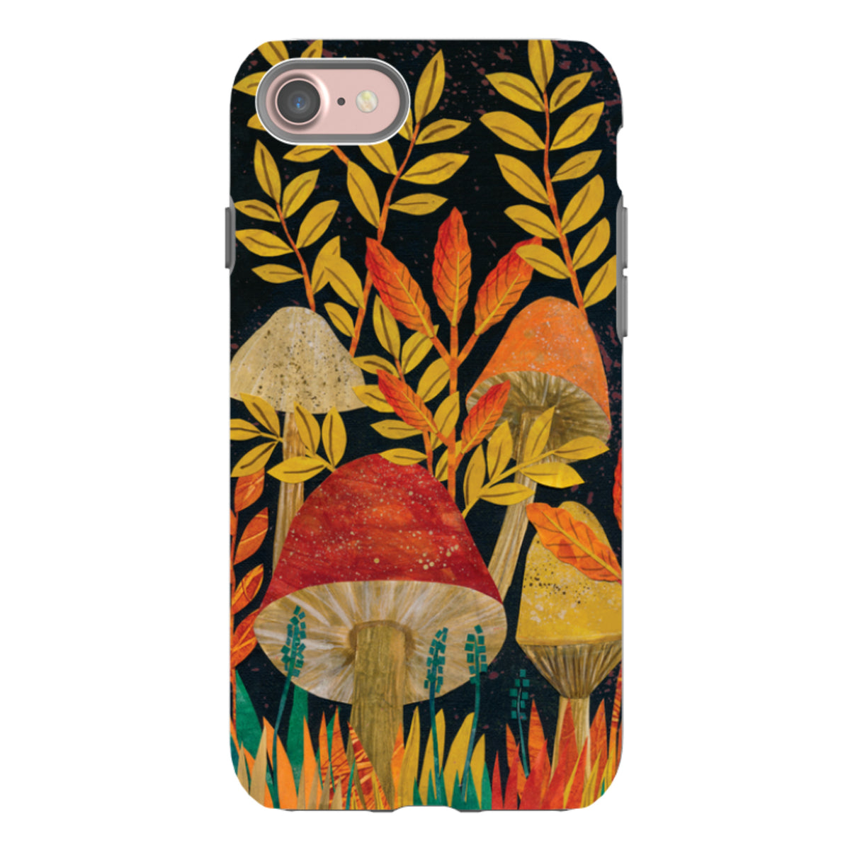 iPhone Tough Case - Mushrooms By Tracey English