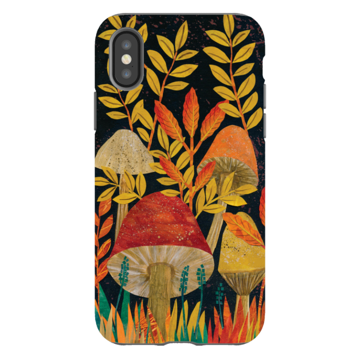 iPhone Tough Case - Mushrooms By Tracey English