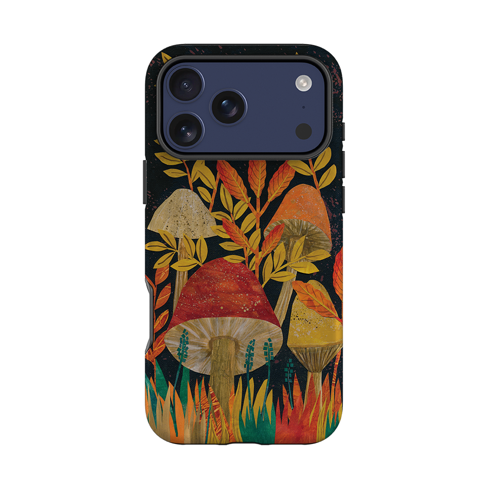 iPhone Tough Case - Mushrooms By Tracey English