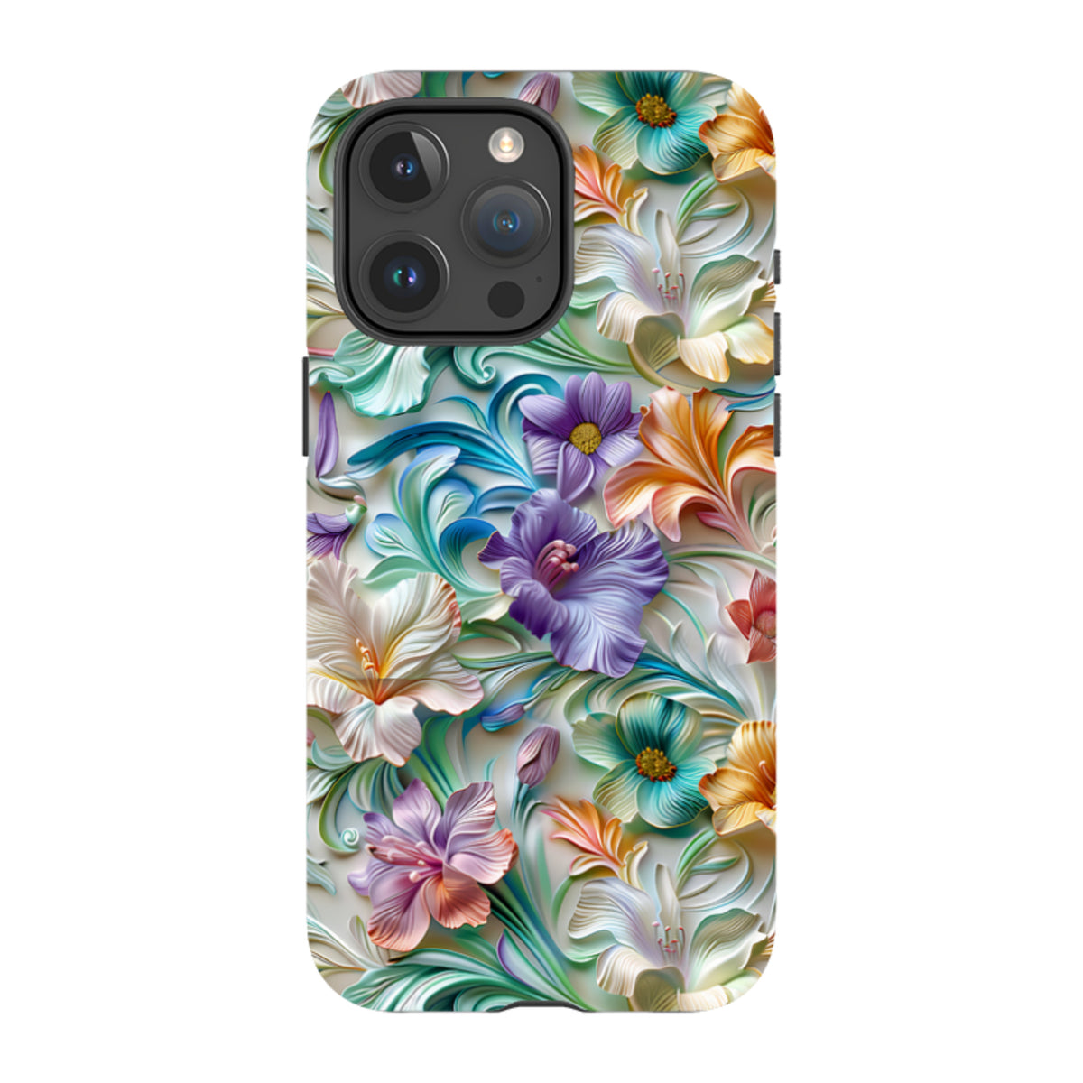 Здрав калъф за iPhone - Neo Floral