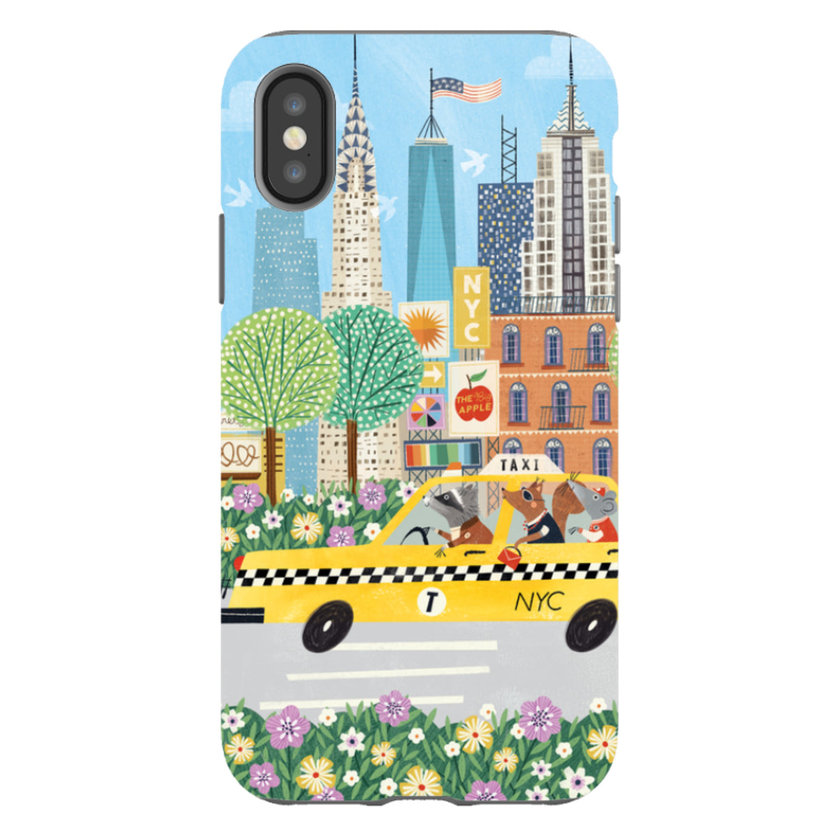iPhone Tough Case - New York By Ali Brookes