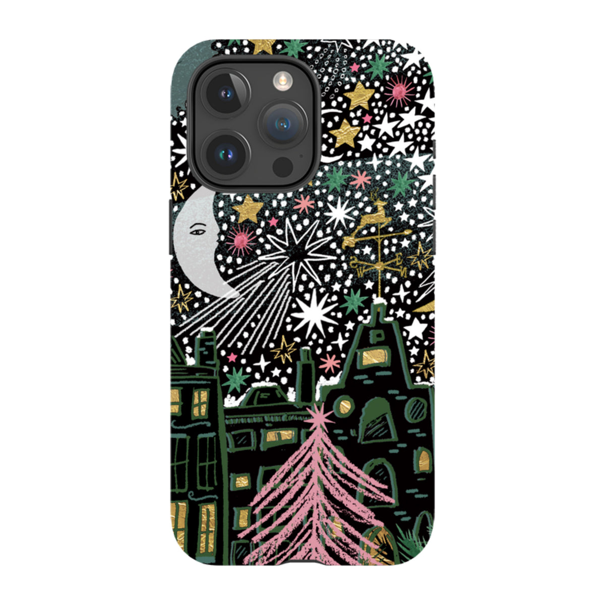 iPhone Tough Case - Night Before Xmas VI By Emma Frances Grant