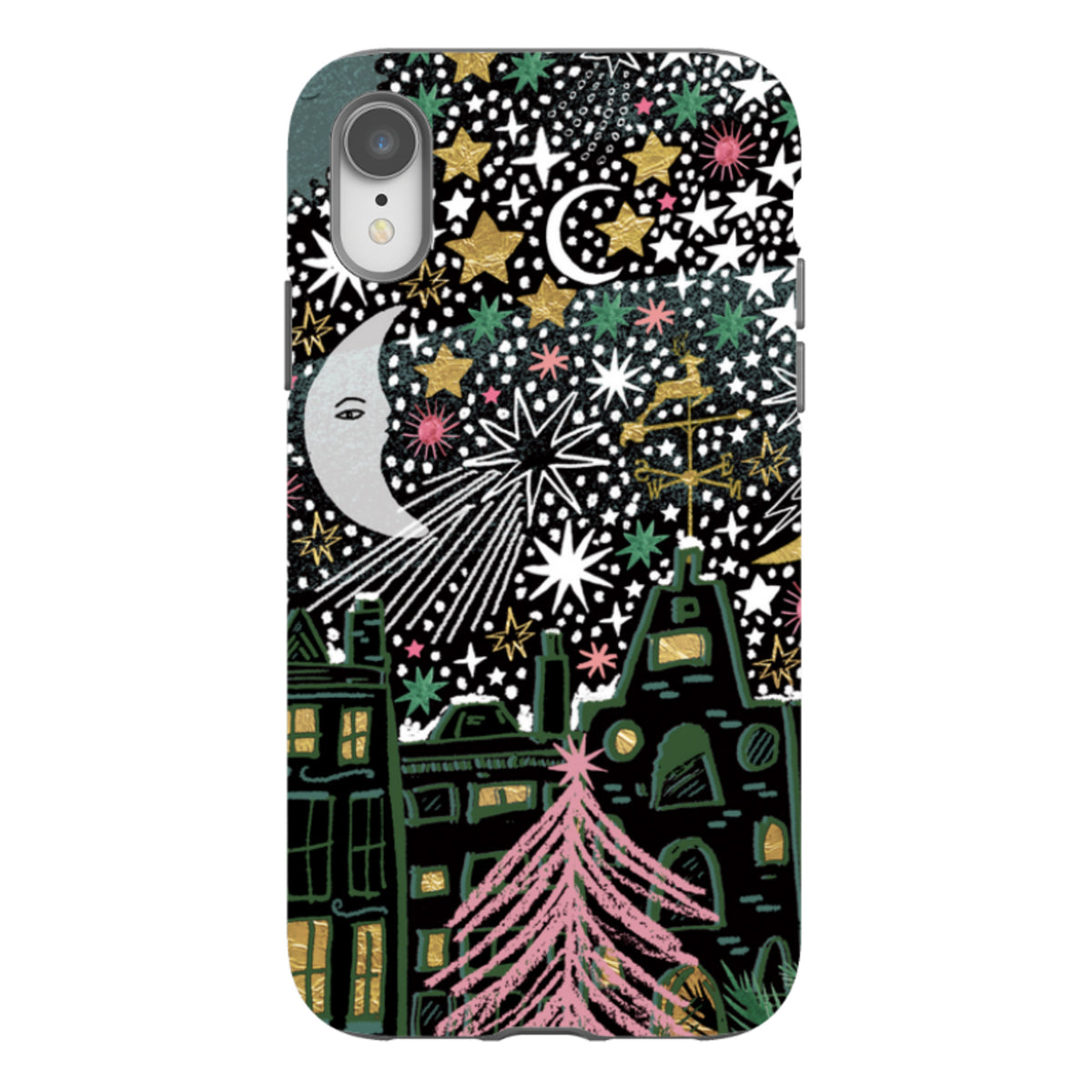 iPhone Tough Case - Night Before Xmas VI By Emma Frances Grant