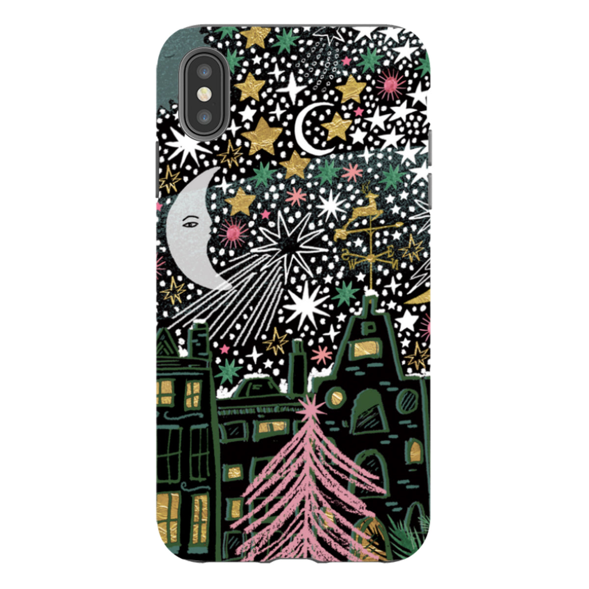 iPhone Tough Case - Night Before Xmas VI By Emma Frances Grant