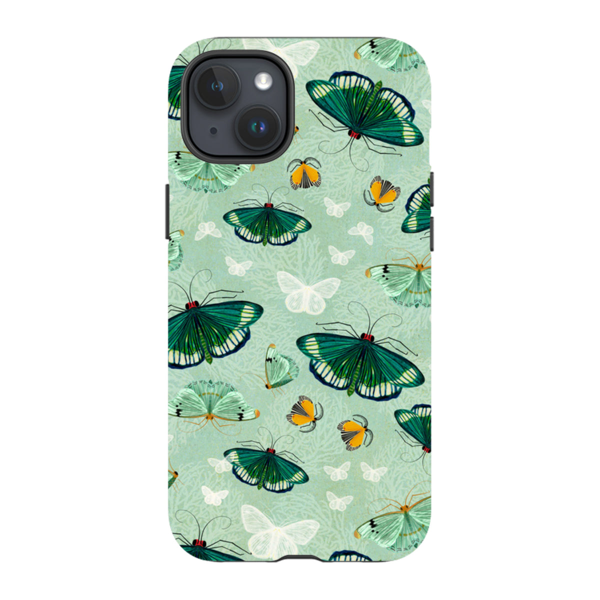 iPhone Tough Case - Night Flutter By Katherine Quinn
