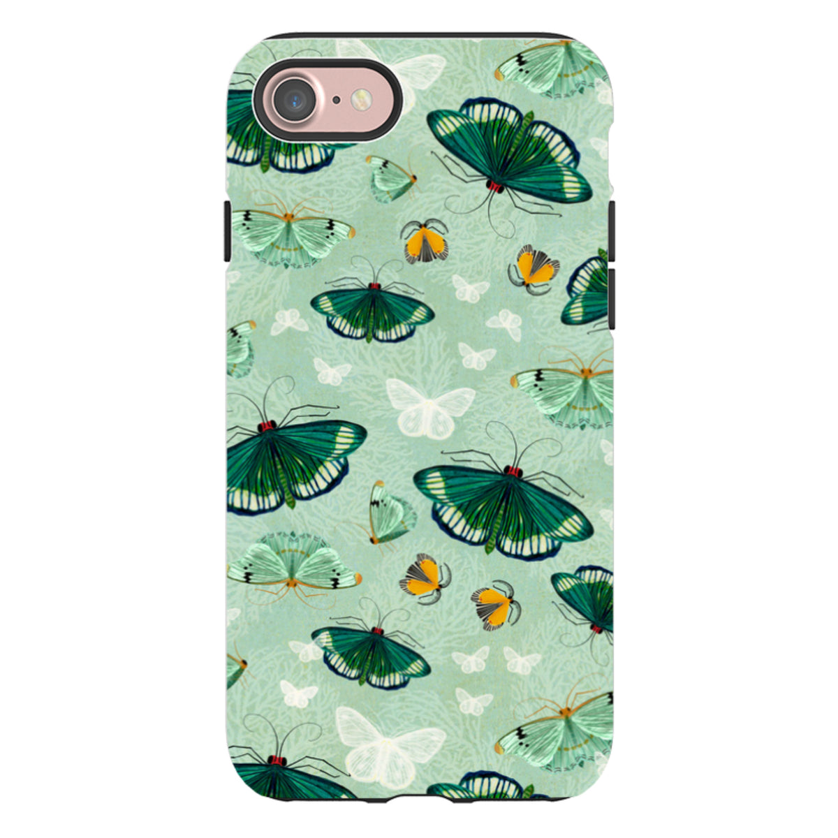 iPhone Tough Case - Night Flutter By Katherine Quinn