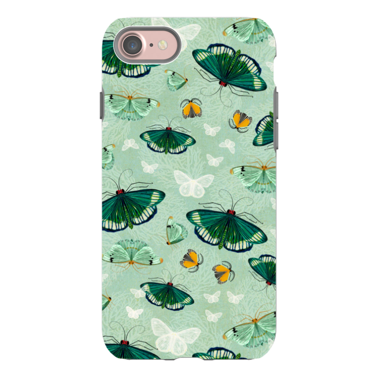 iPhone Tough Case - Night Flutter By Katherine Quinn