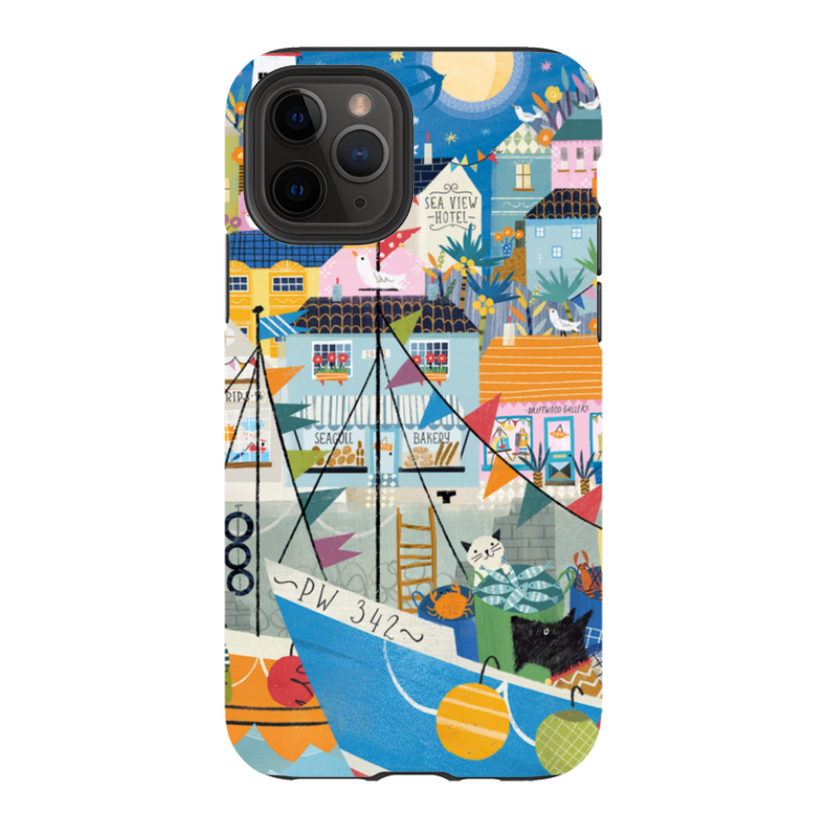 iPhone Tough Case - Night Harbour 1 By Ali Brookes