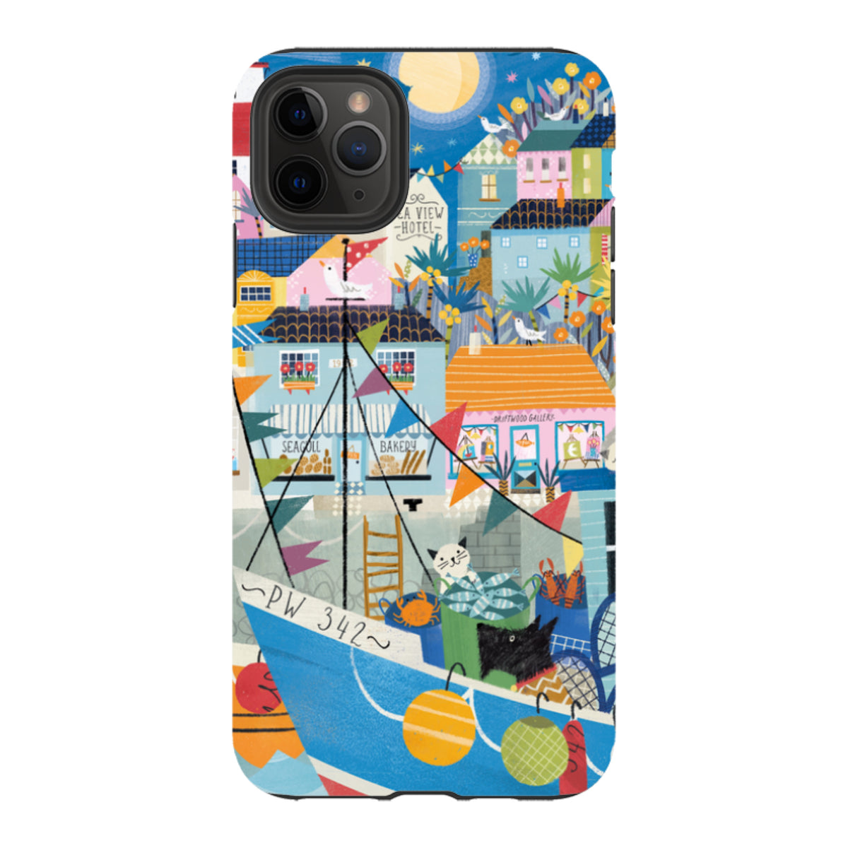 iPhone Tough Case - Night Harbour 2 By Ali Brookes