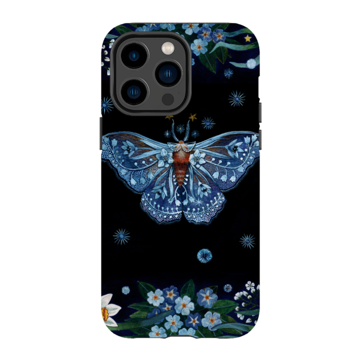 iPhone Tough Case - Night Moth By Maria Matos