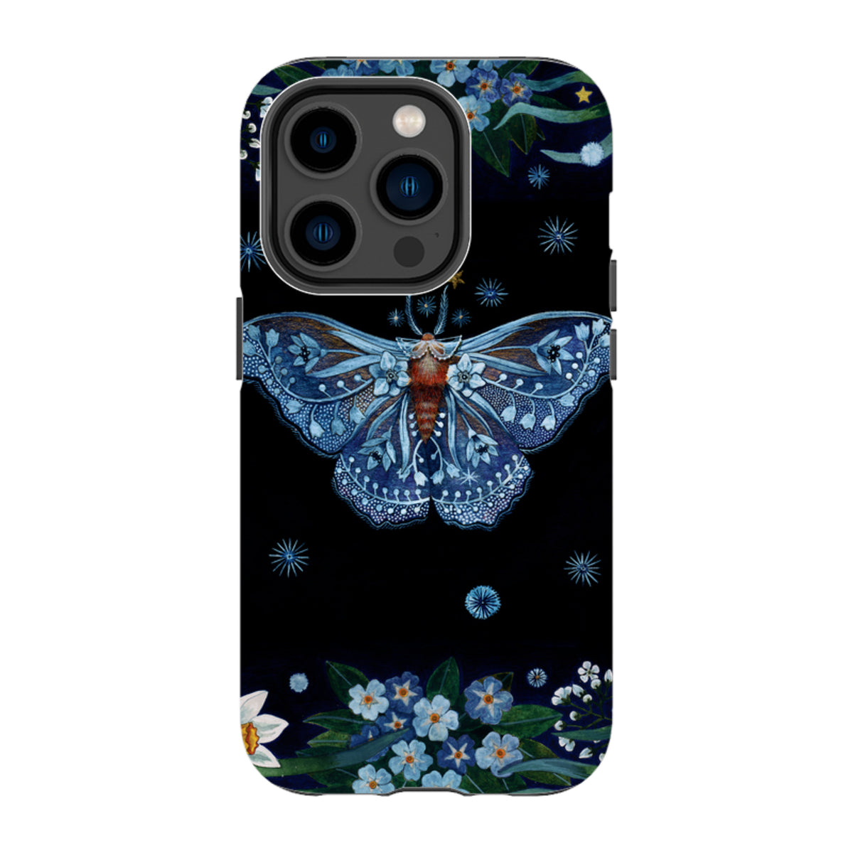 iPhone Tough Case - Night Moth By Maria Matos