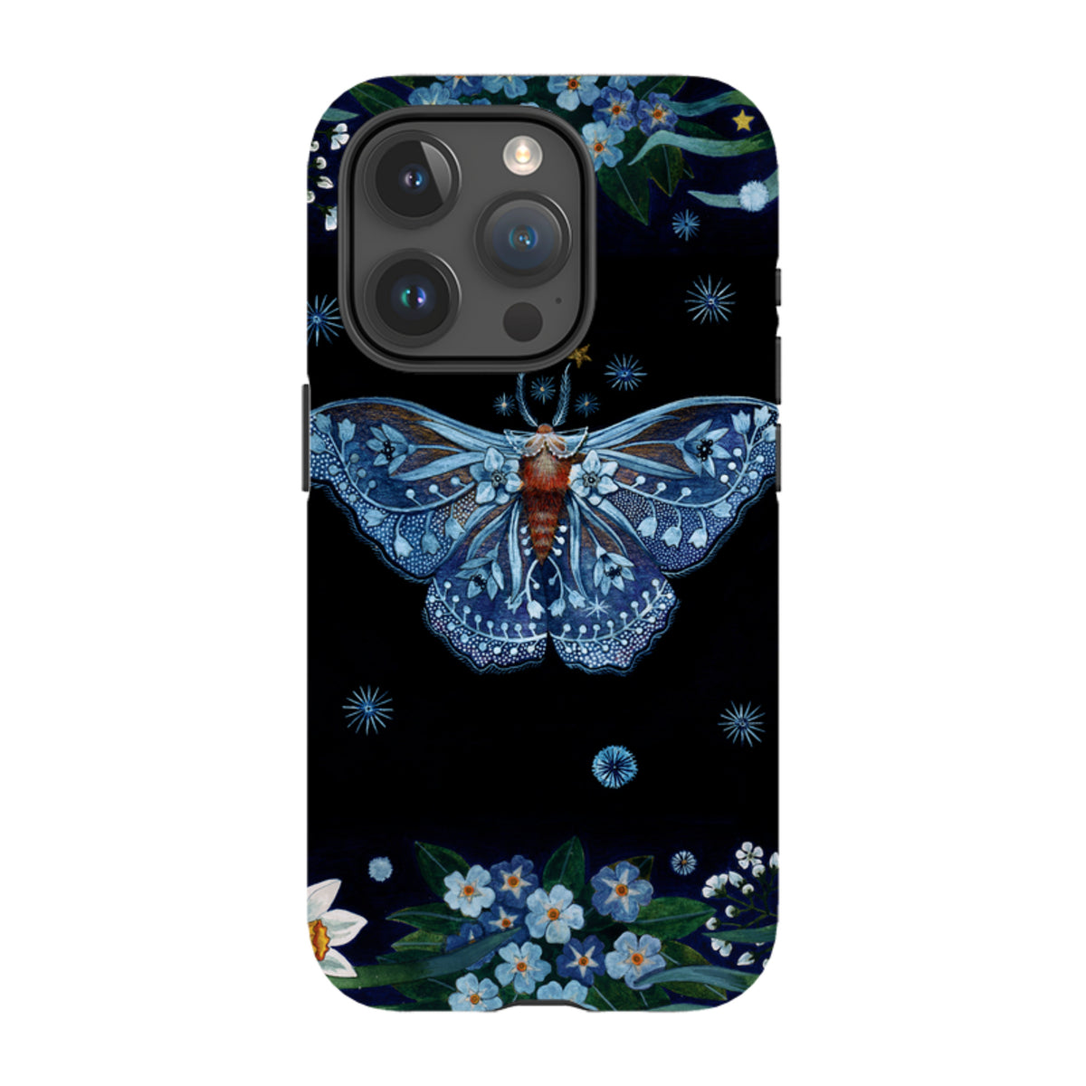 iPhone Tough Case - Night Moth By Maria Matos