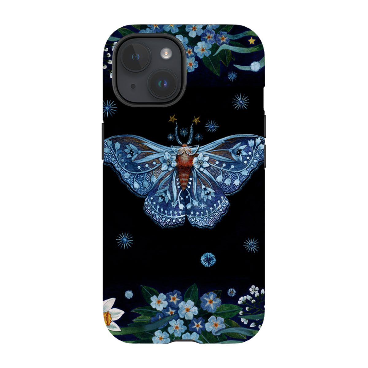 iPhone Tough Case - Night Moth By Maria Matos