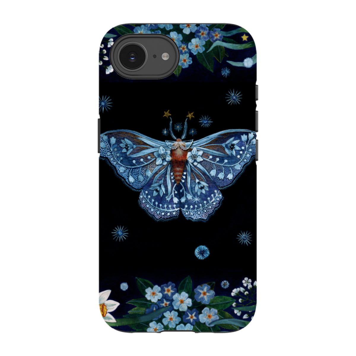 iPhone Tough Case - Night Moth By Maria Matos