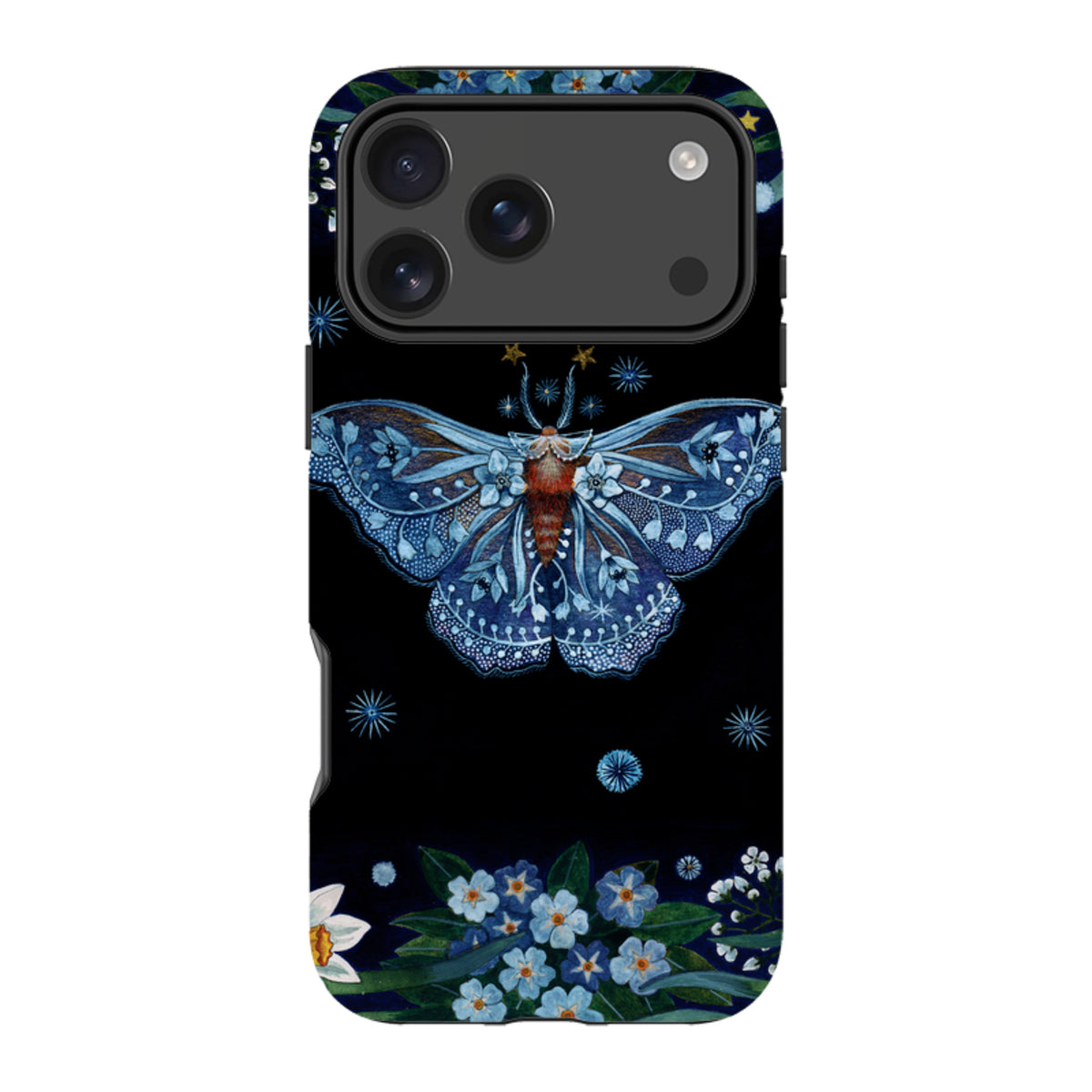 iPhone Tough Case - Night Moth By Maria Matos