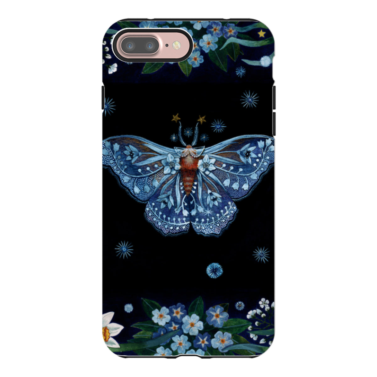 iPhone Tough Case - Night Moth By Maria Matos