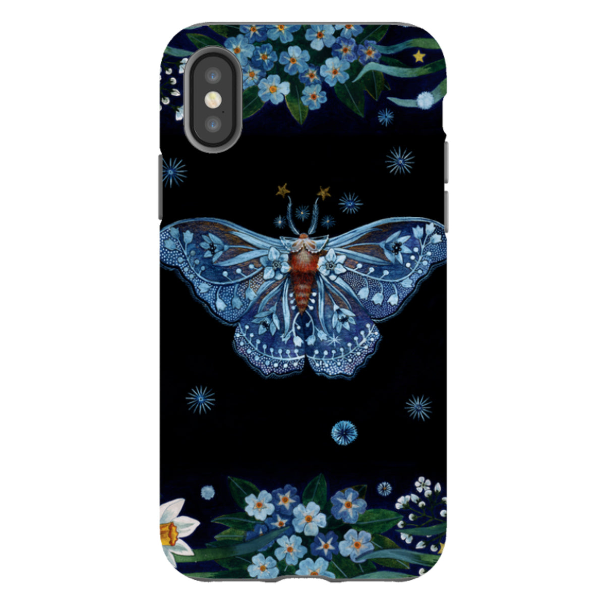 iPhone Tough Case - Night Moth By Maria Matos