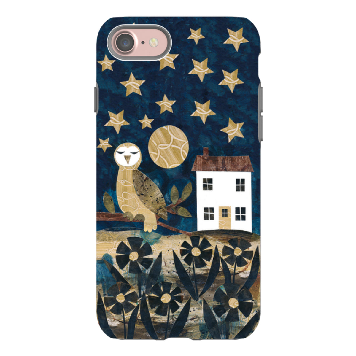 iPhone Tough Case - Night Watch Owl By Tracey English