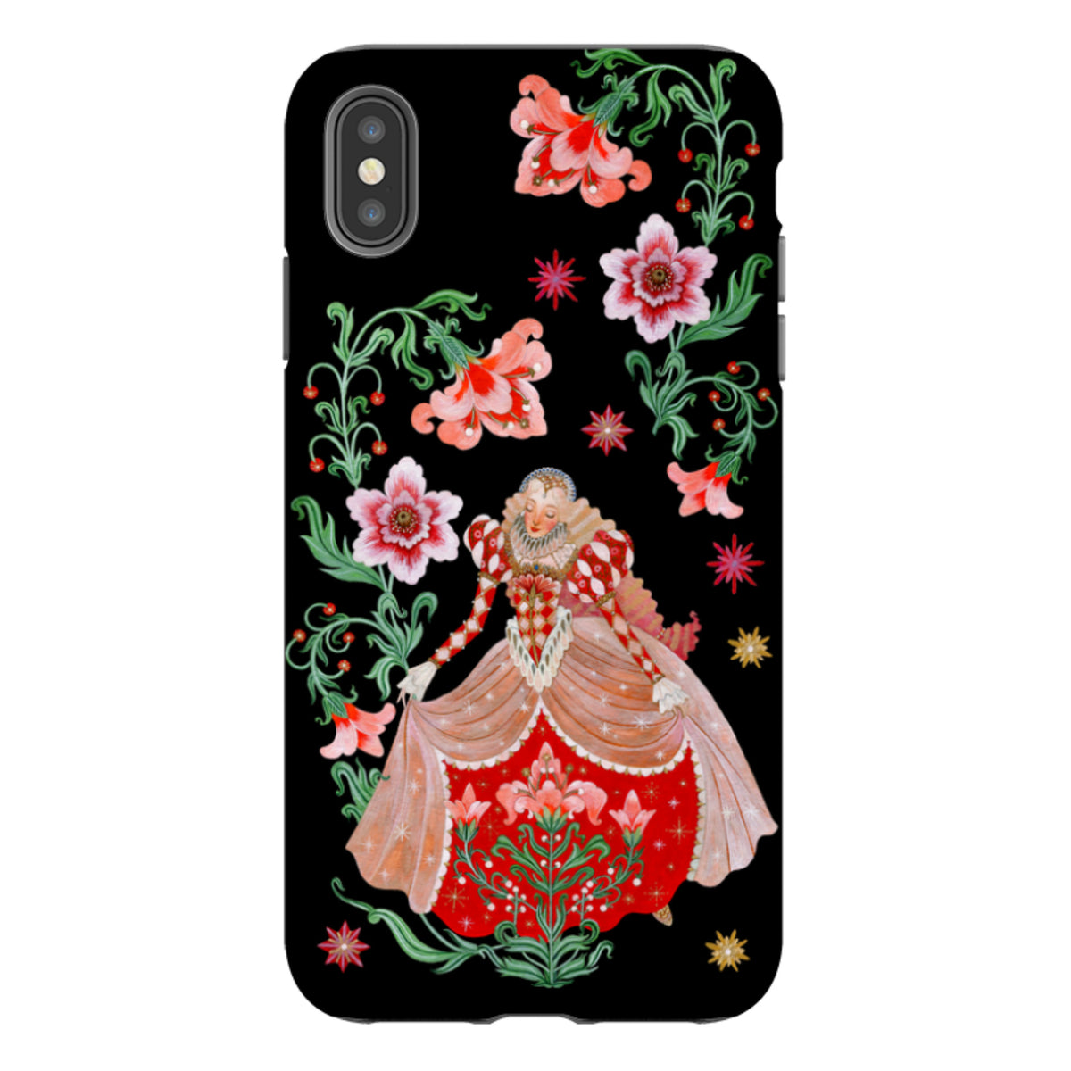 iPhone Tough  Case - Nine Ladies Dancing By Maria Matos