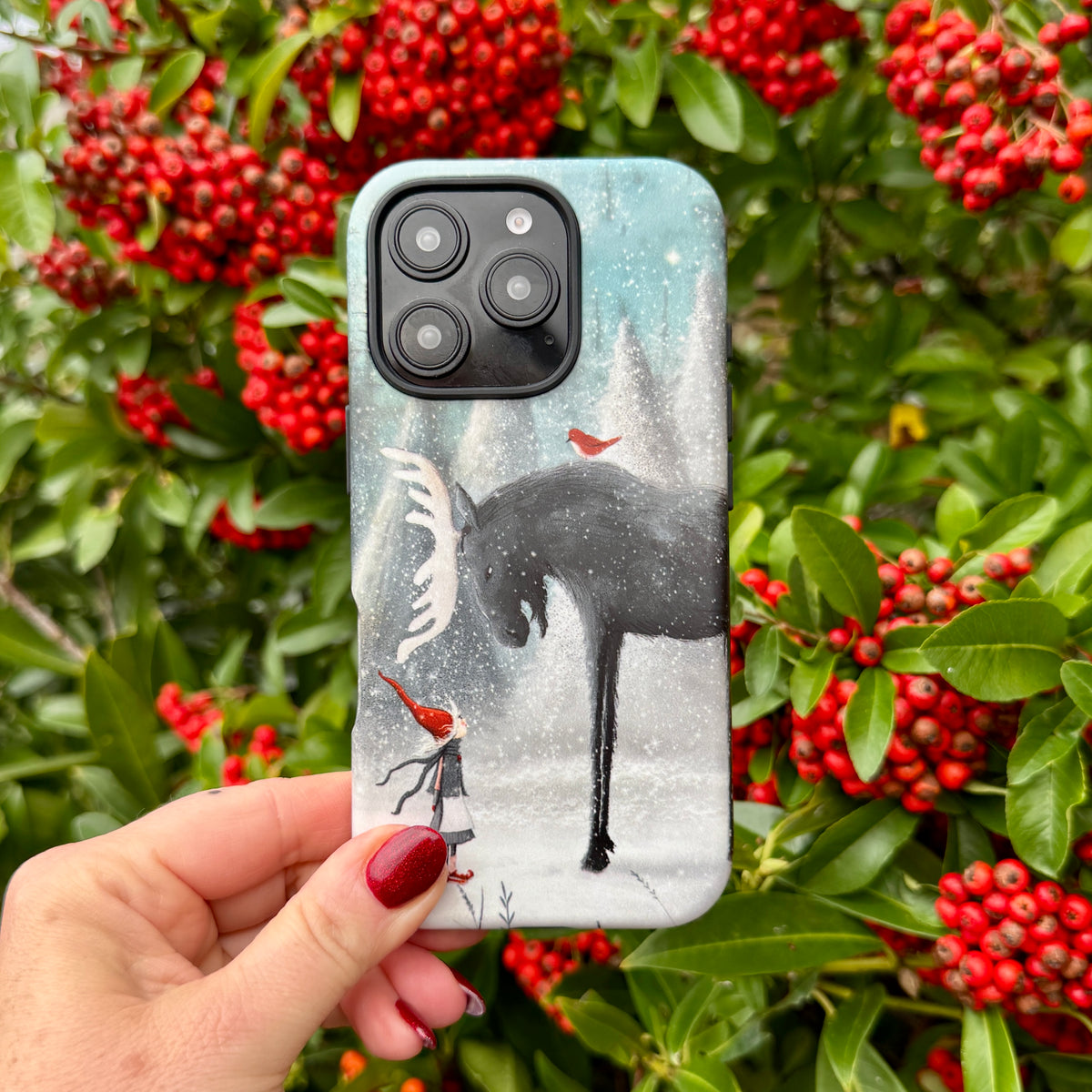 iPhone Tough Case - Northern Creatures By Maja Lindberg