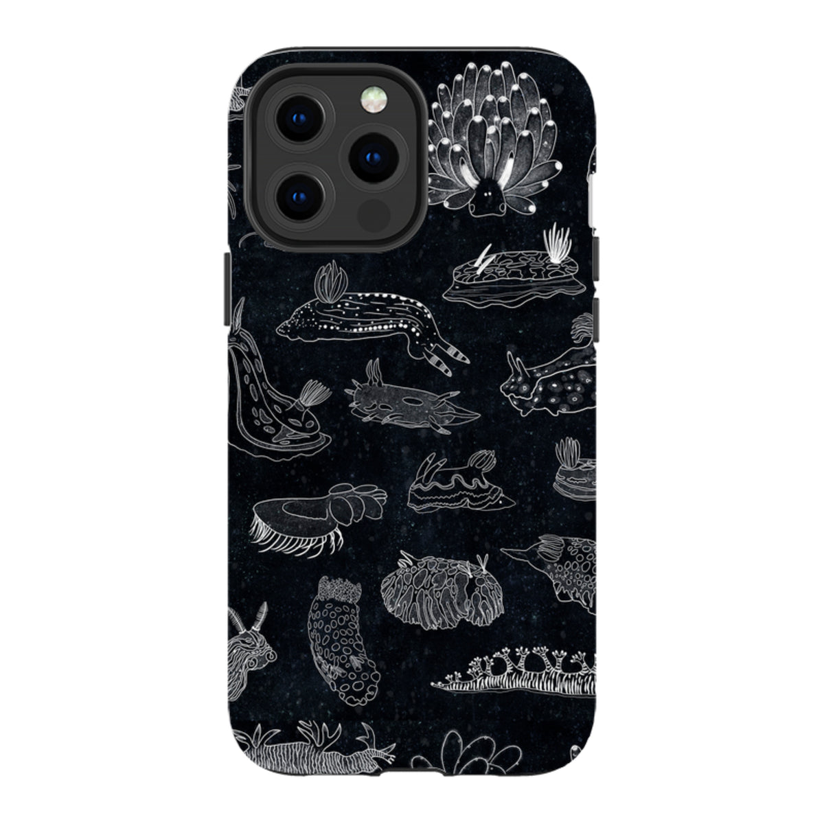 iPhone Tough Case - Nudibranch Line Drawing By Katherine Quinn