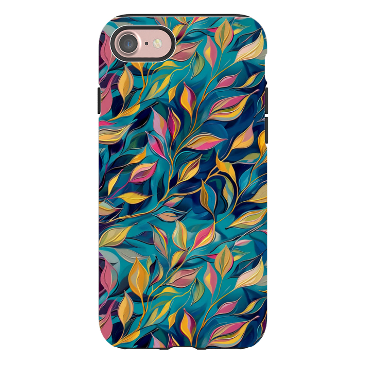 iPhone Tough Case - Nutberry Leaves