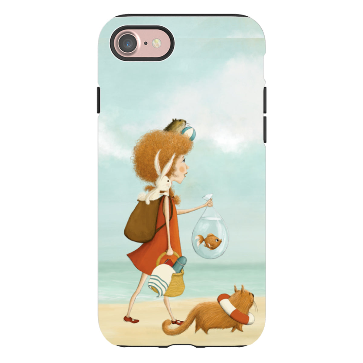 iPhone Tough Case - On Vacation By Maja Lindberg