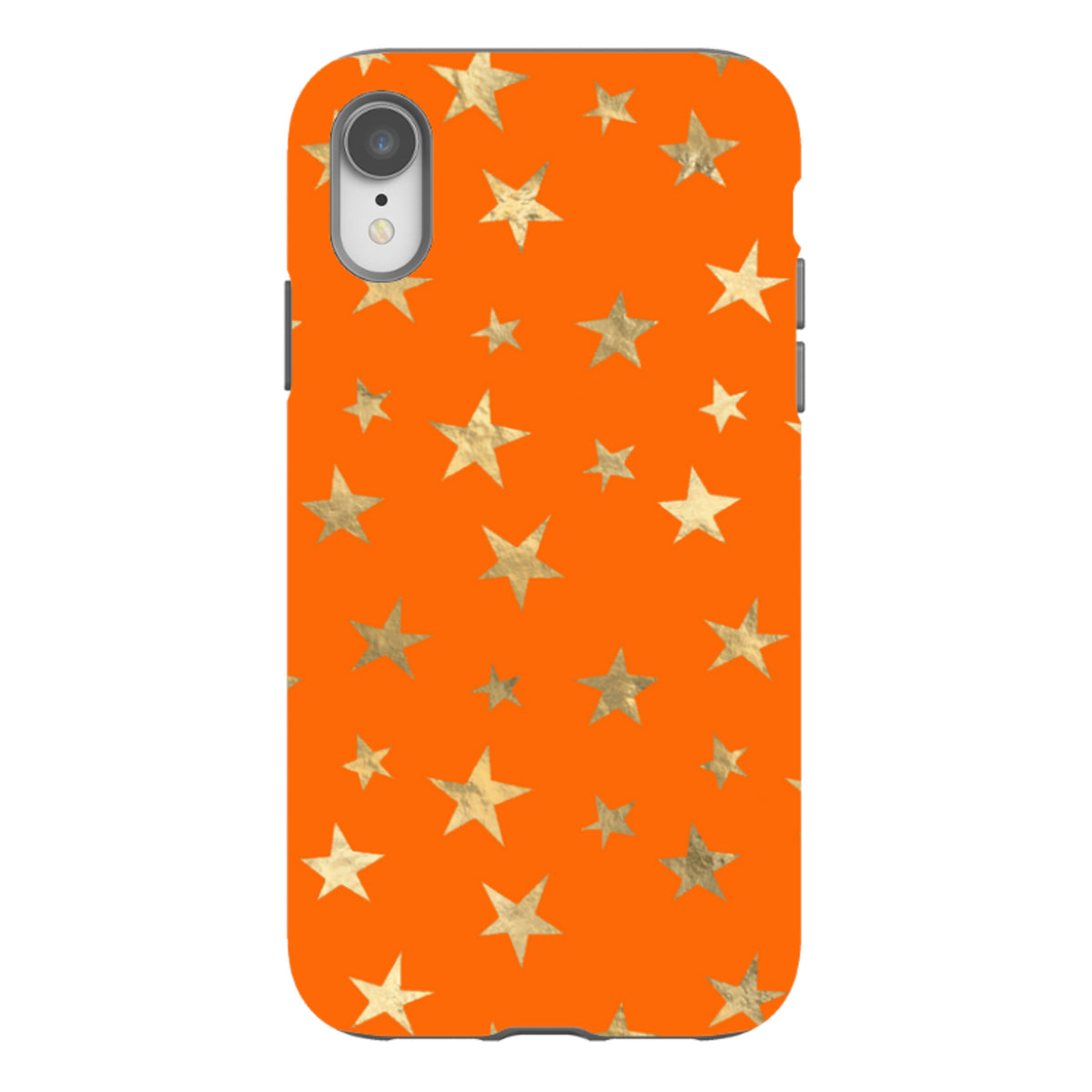 iPhone Tough Case - Orange and Gold Stars