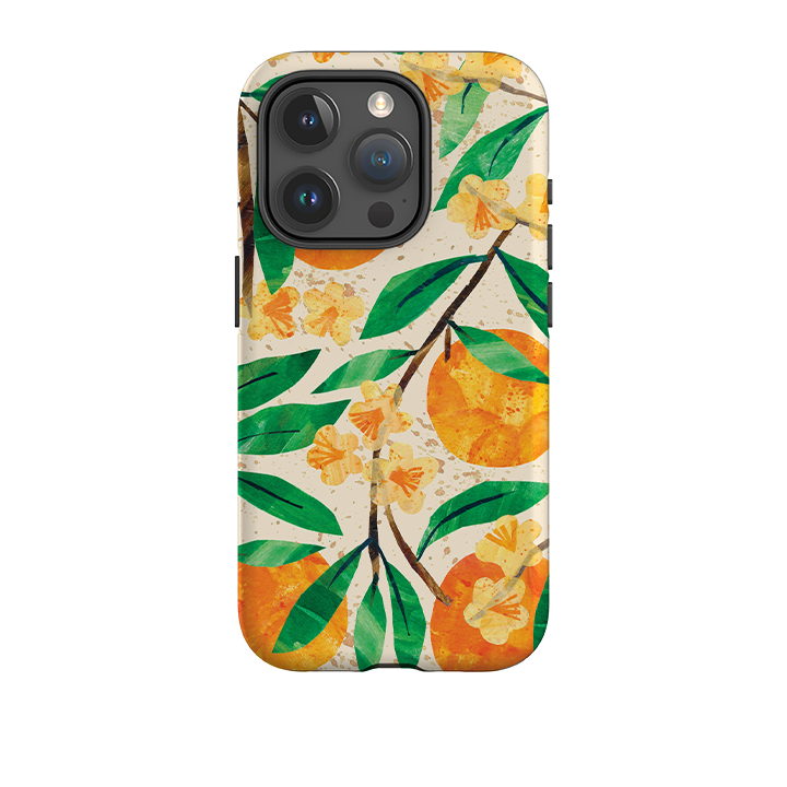 iPhone Tough Case - Orange Blossom By Tracey English