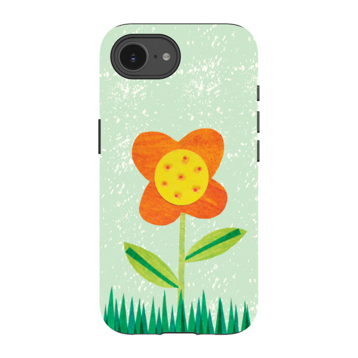 iPhone Tough Case - Orange Flower By Tracey English