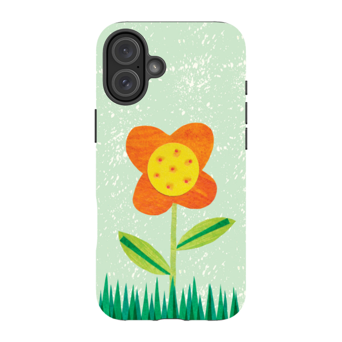 iPhone Tough Case - Orange Flower By Tracey English