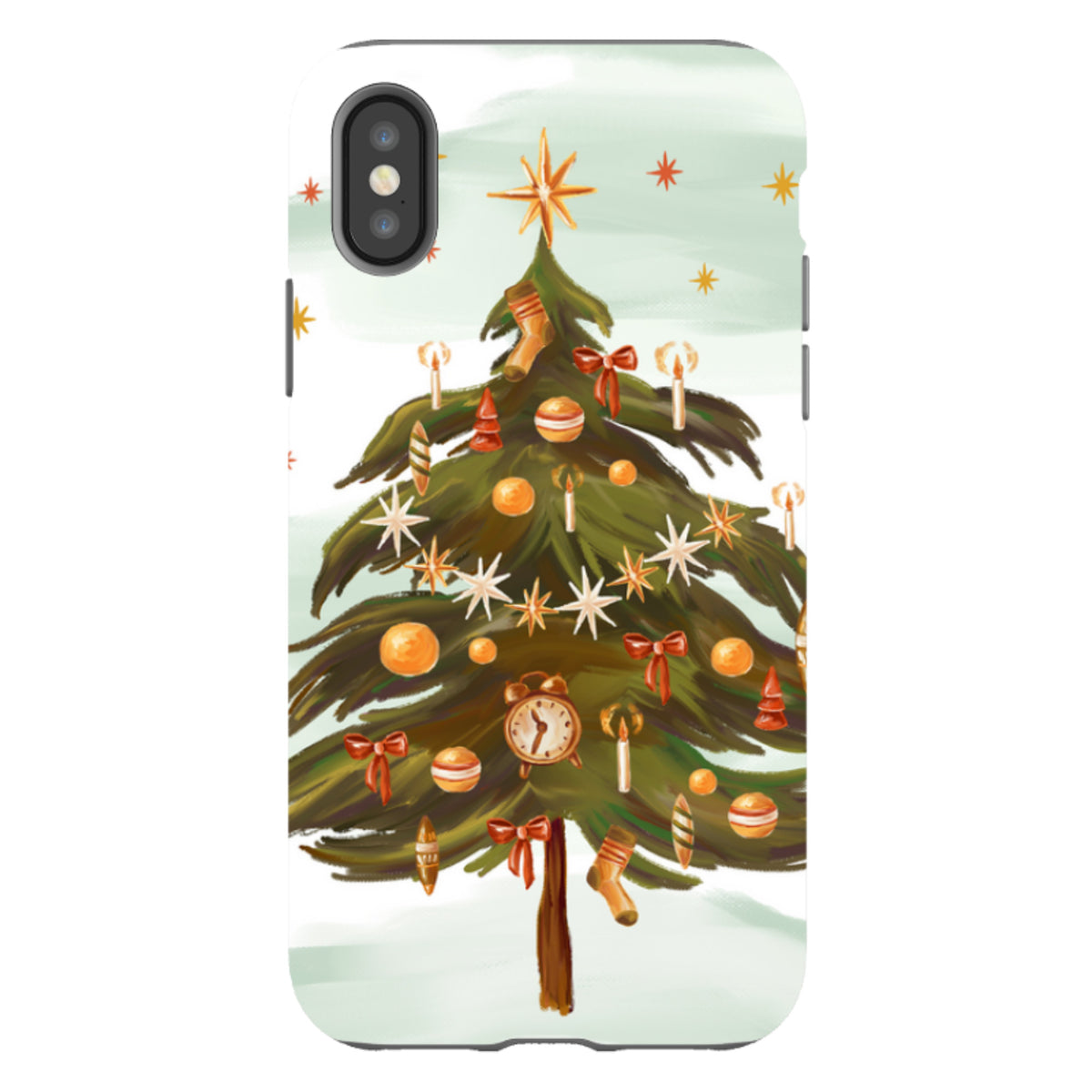 iPhone Tough Case - Outdoor Xmas Tree