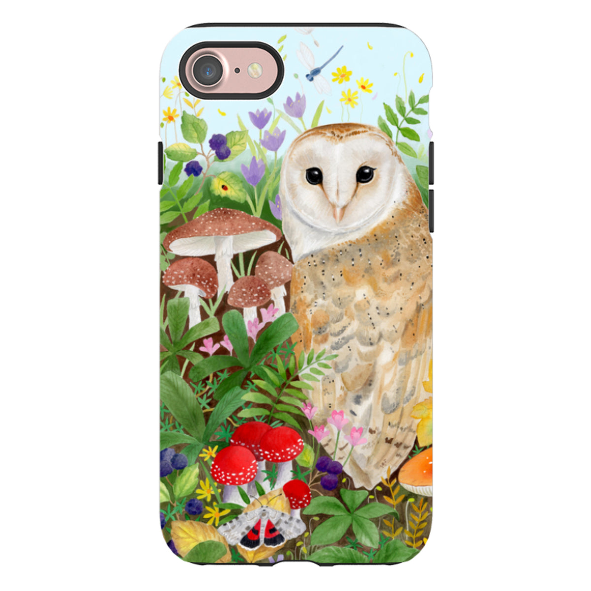 iPhone Tough Case - Owl Garden By Bex Parkin