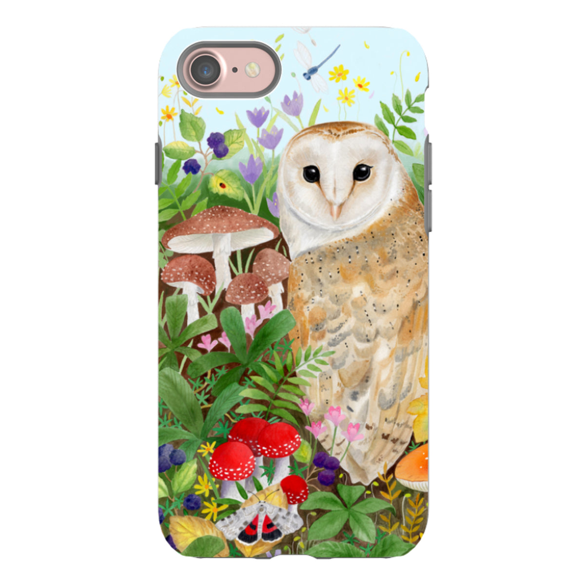 iPhone Tough Case - Owl Garden By Bex Parkin