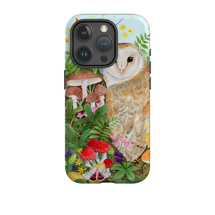iPhone Tough Case - Owl Garden By Bex Parkin