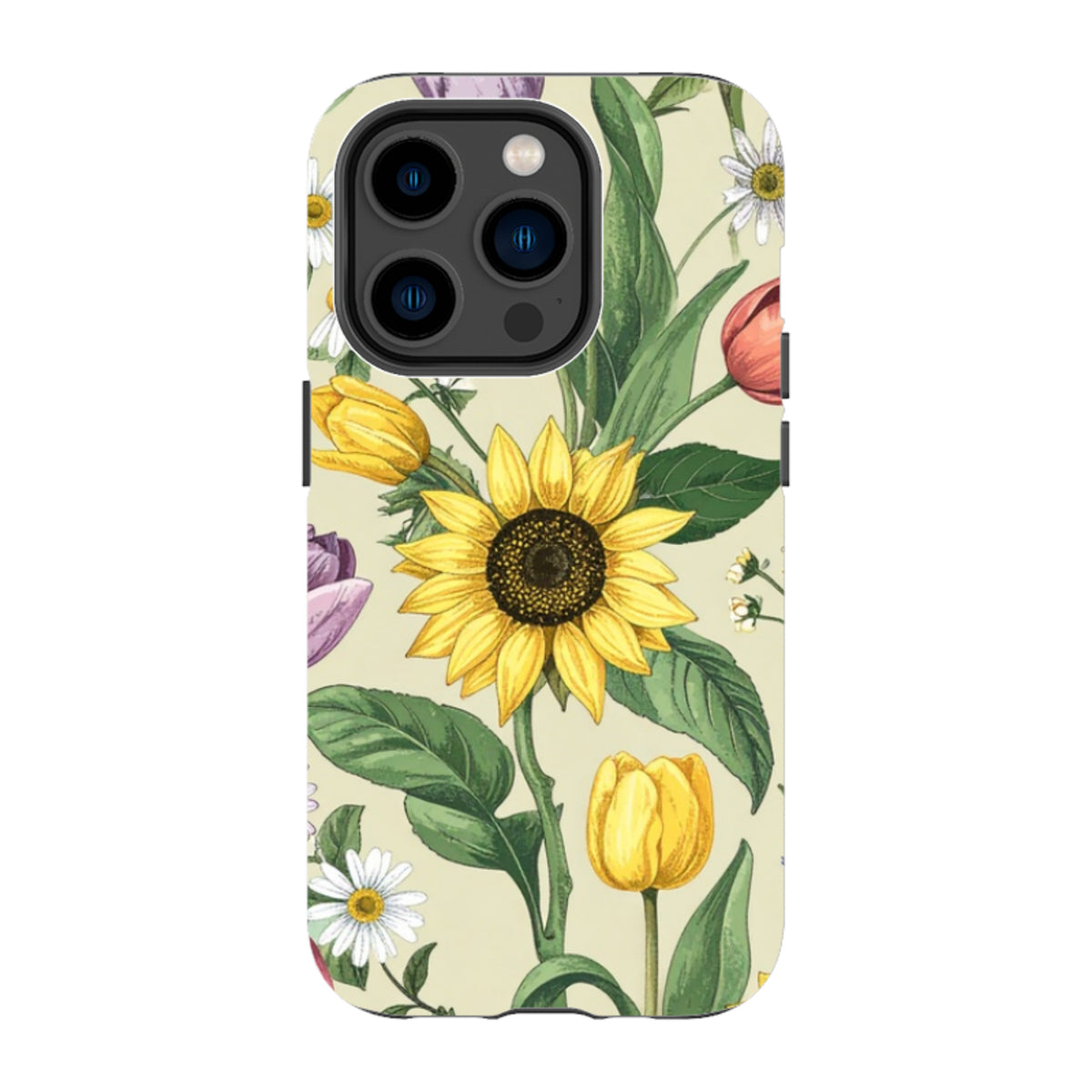 iPhone Tough Case - Pale Sunflowers