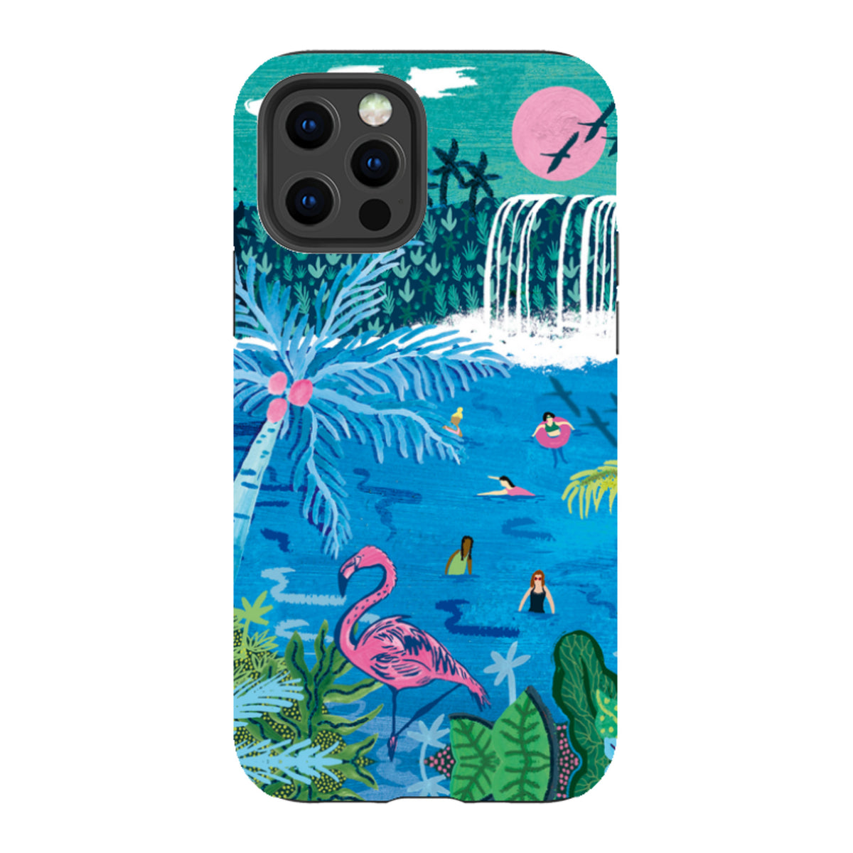 iPhone Tough Case – Palm Pool von Emma Frances Grant