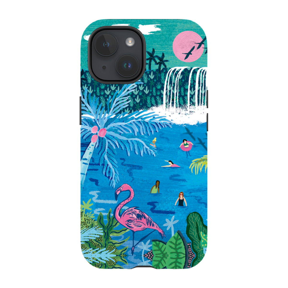 iPhone Tough Case – Palm Pool von Emma Frances Grant