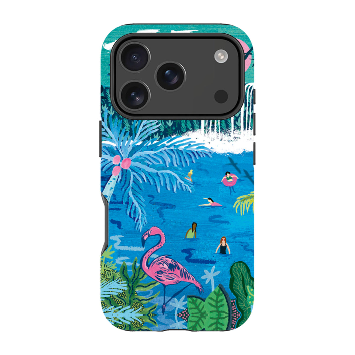 iPhone Tough Case – Palm Pool von Emma Frances Grant