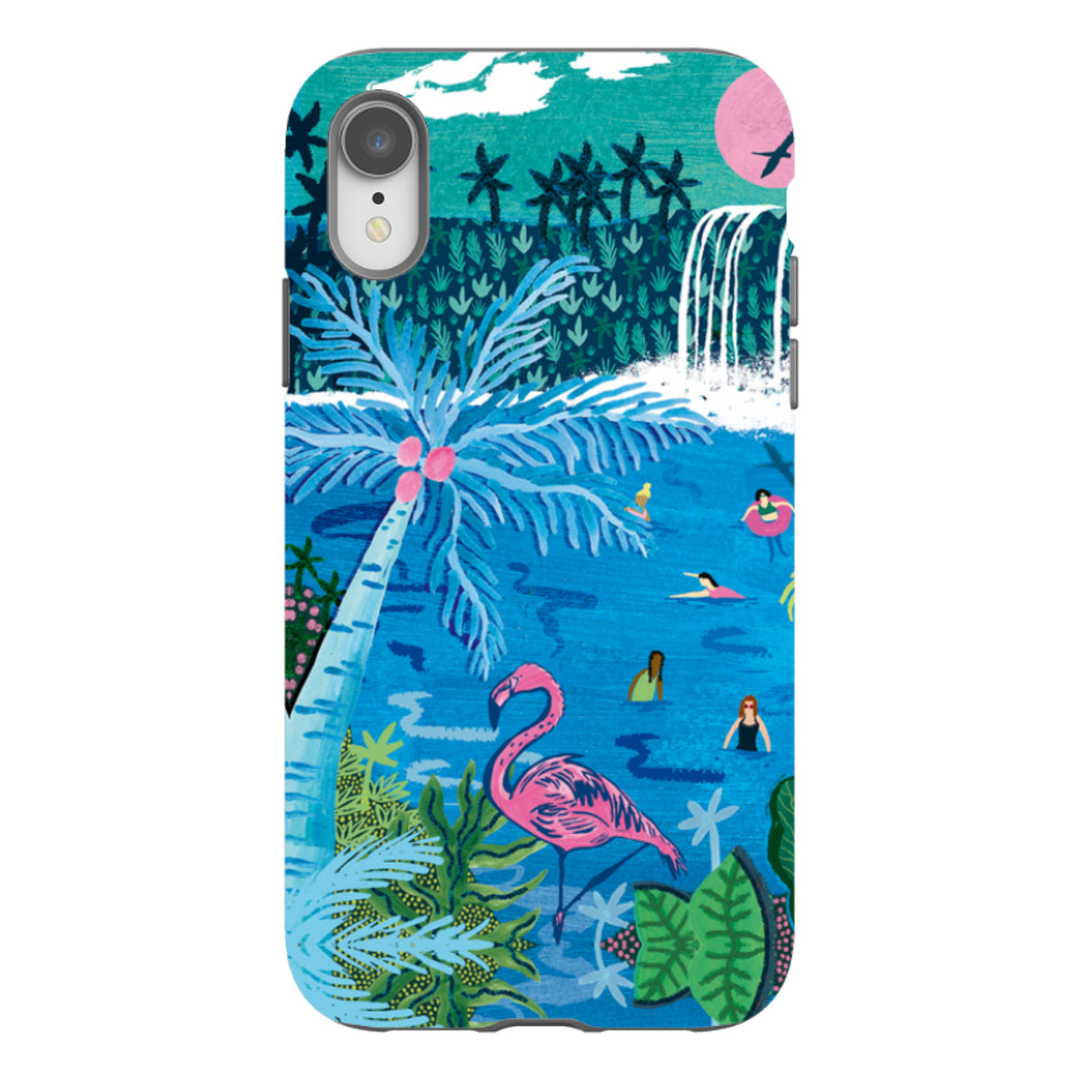 iPhone Tough Case - Palm Pool III By Emma Frances Grant