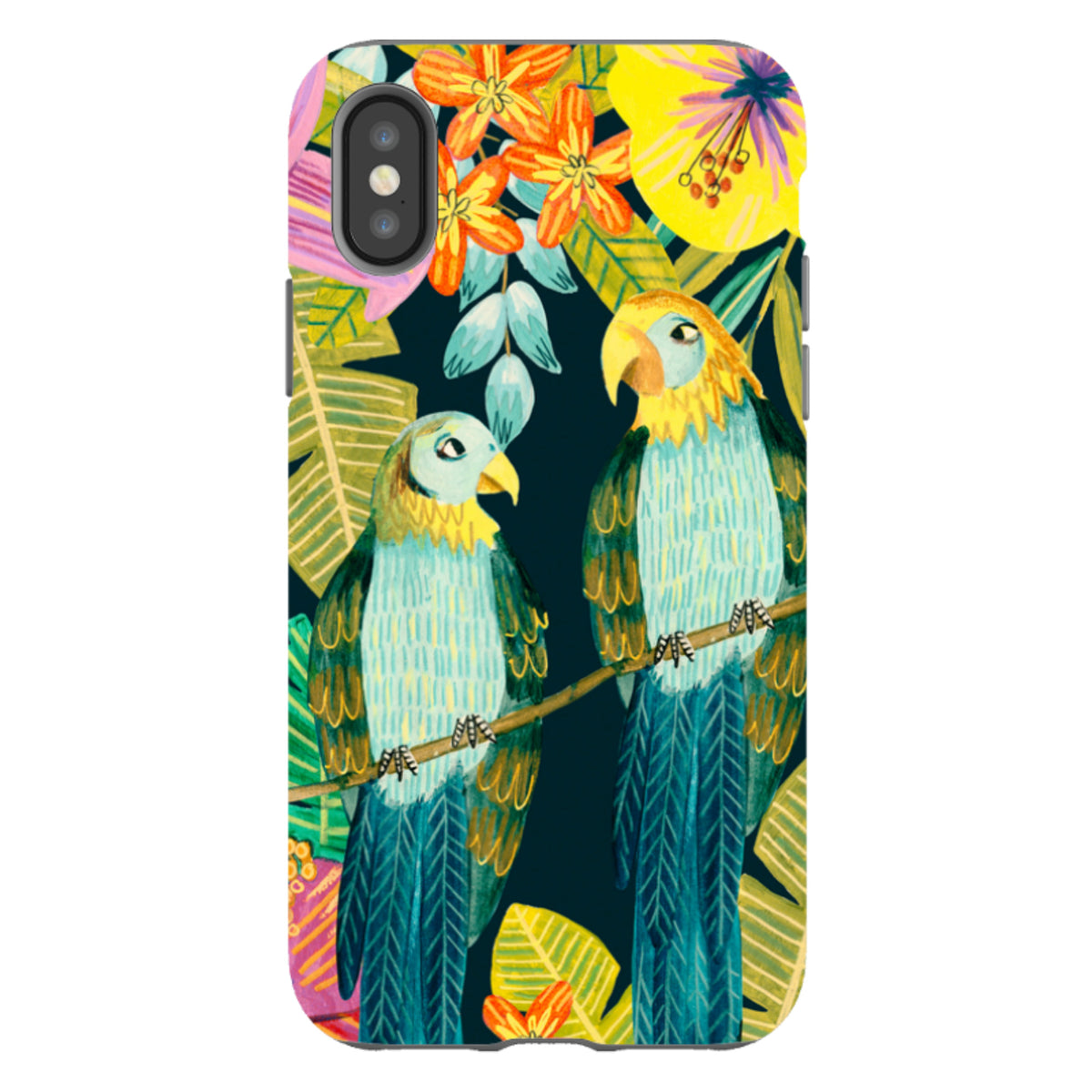 iPhone Tough Case - Papegaai By Caroline Bonne Muller