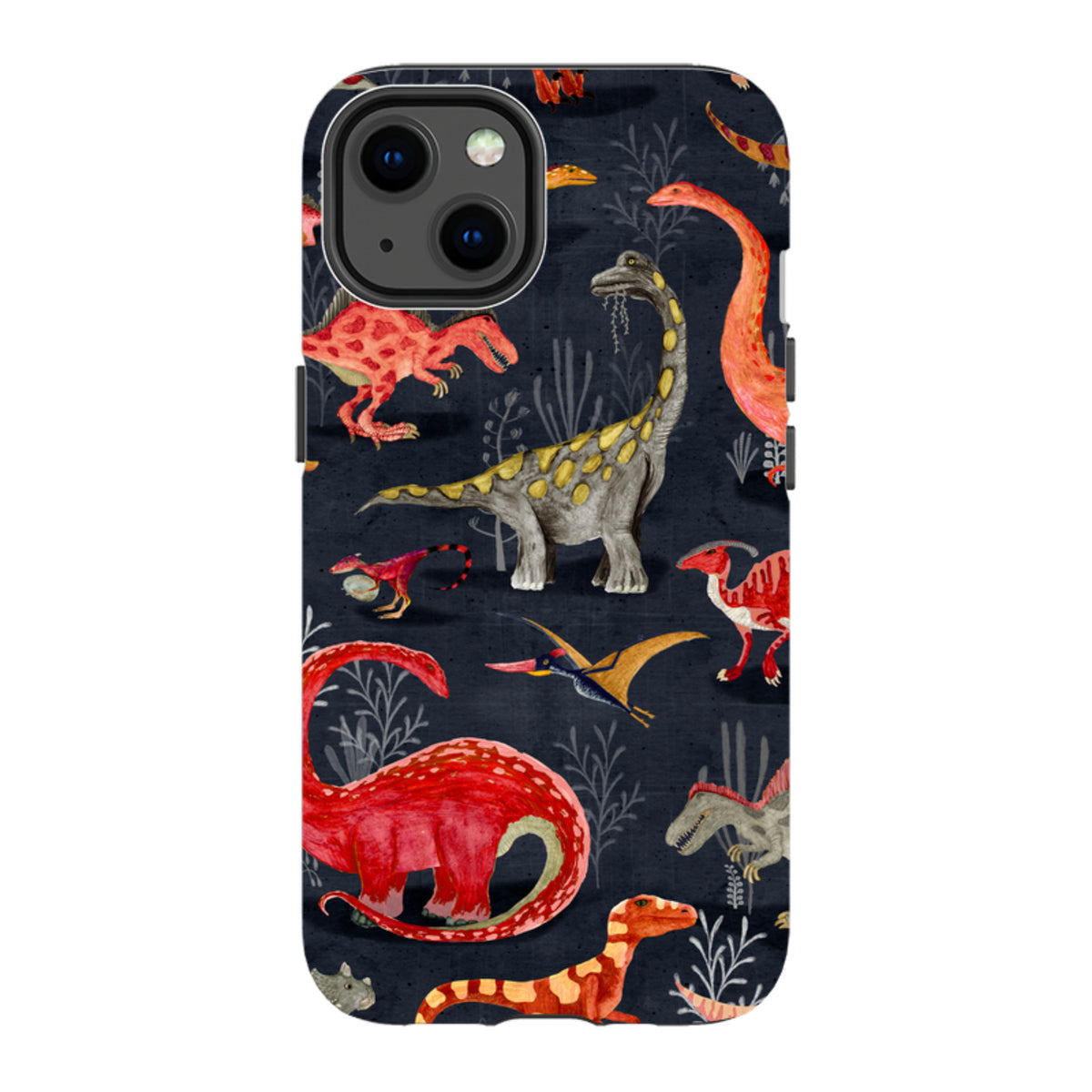 iPhone Tough Case - Parisian Dinosaurs By Katherine Quinn