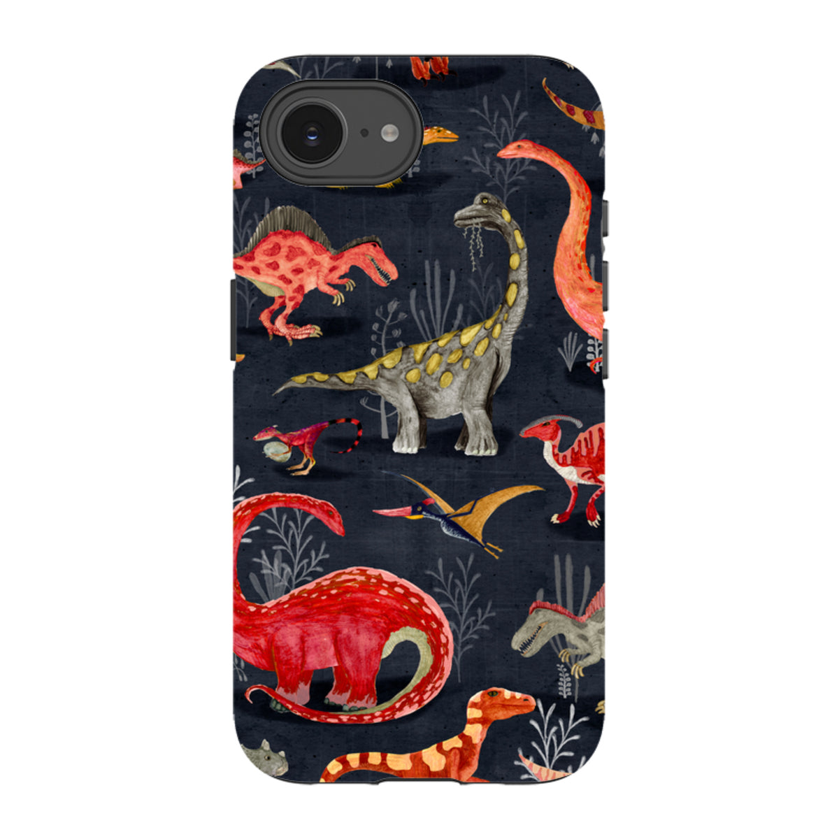 iPhone Tough Case - Parisian Dinosaurs By Katherine Quinn