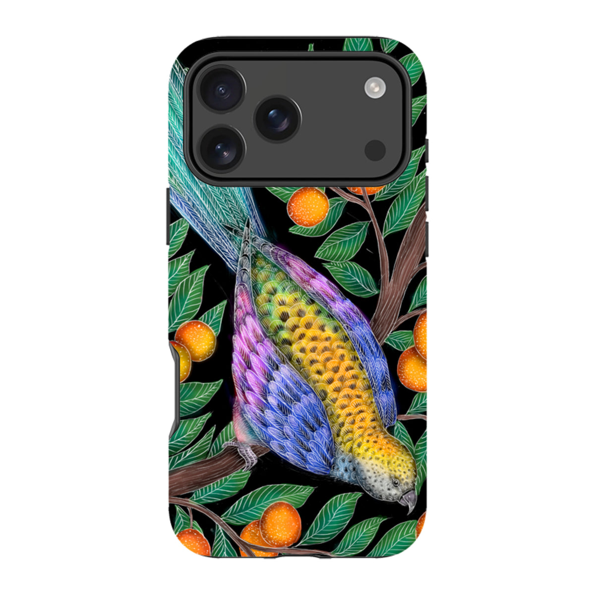 iPhone Tough Case - Parrot By Catherine Rowe